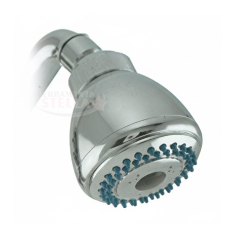 soffione anti calcare mono getto cromato x doccia| ferramentastella.it