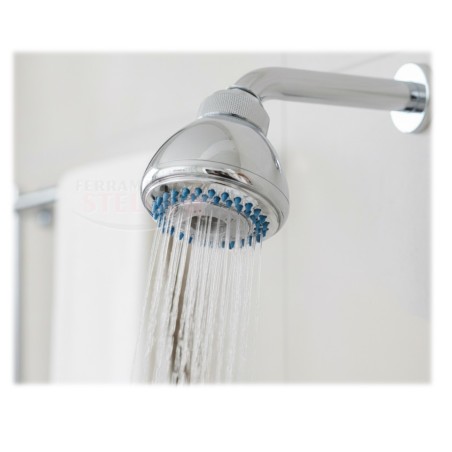 soffione anti calcare mono getto cromato x doccia| ferramentastella.it