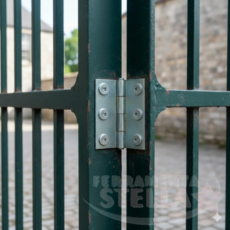 Cerniera pesante 840 acciaio zincato 70x50mm | ferramentastella.com