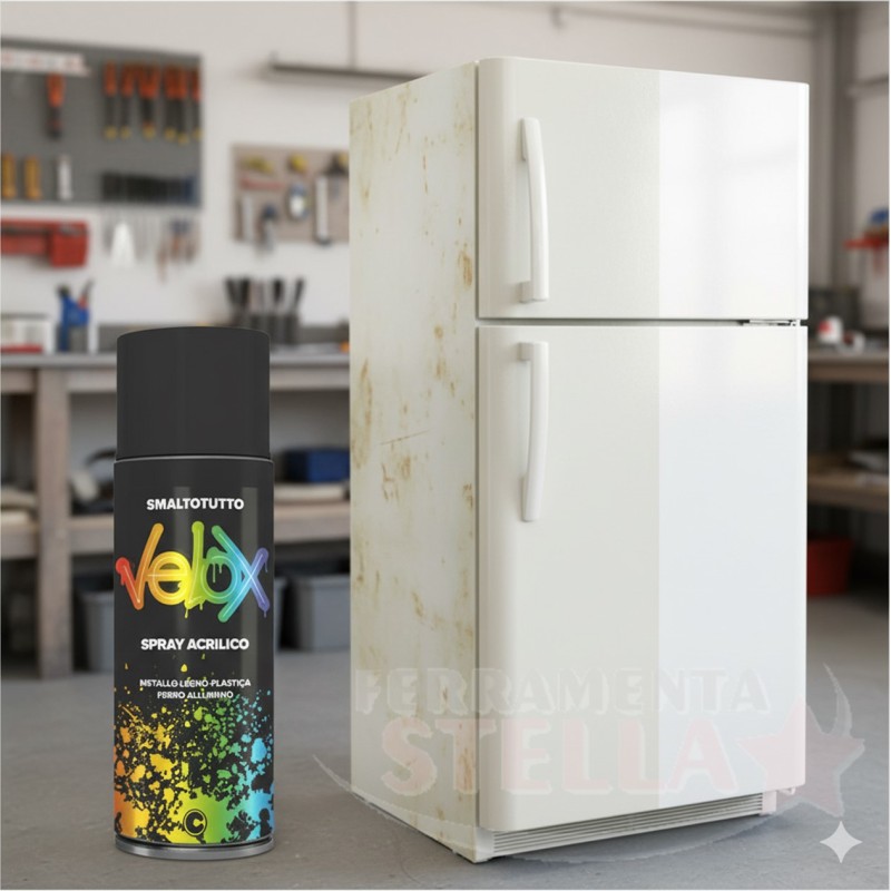 Vernice spray velox bianco elettrodomestici 400ml | ferramentastella.com