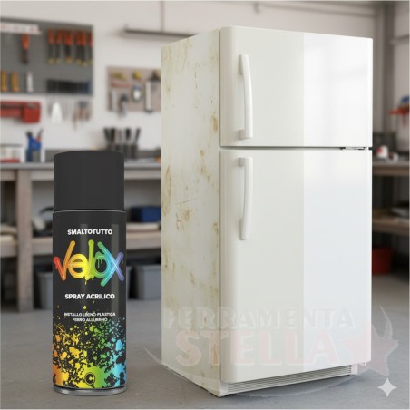 Vernice spray velox bianco elettrodomestici 400ml | ferramentastella.com