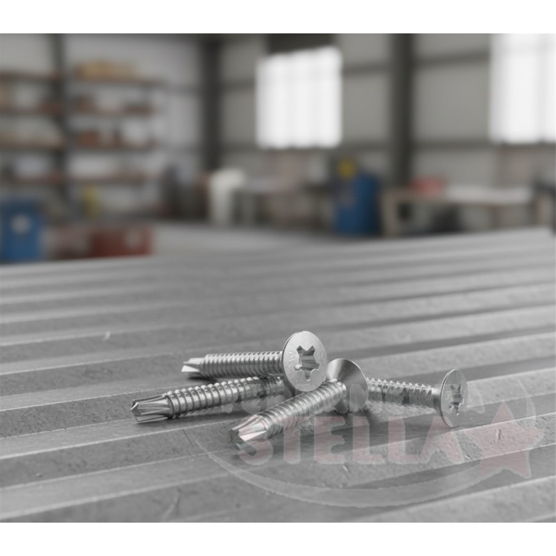 Vite autoperforante tsp 4,8x70 mm zincata bianca | ferramentastella.com