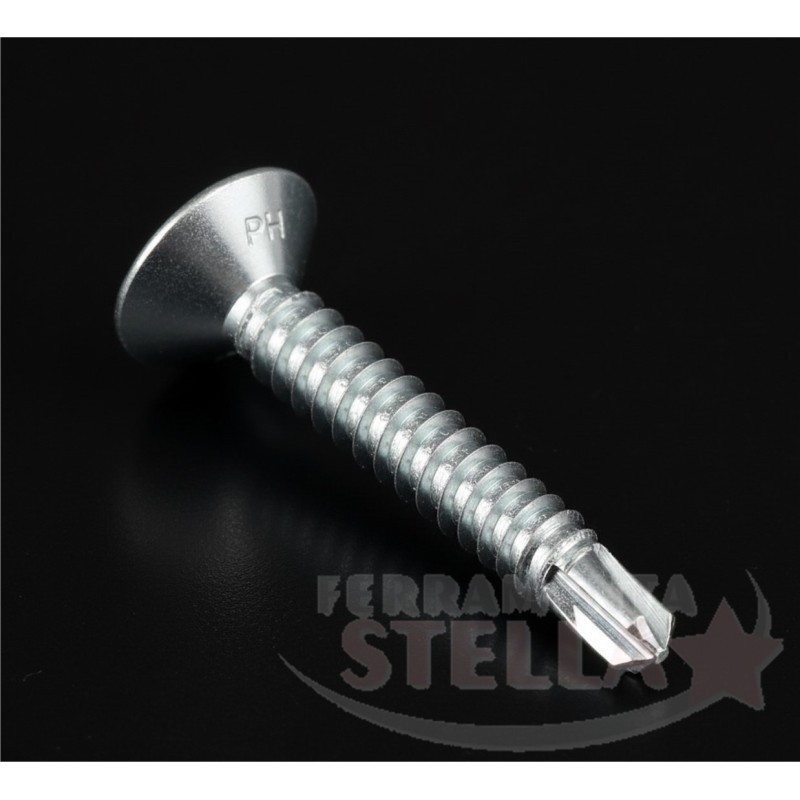 Vite autoperforante tsp 4,8x70 mm zincata bianca | ferramentastella.com