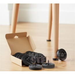 Sottosedia sotto sedia scivolo plastica con vite | ferramentastella.it 2