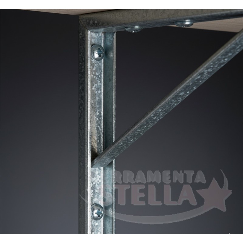 Reggimensola ripostiglio zinco 30cm portata 80kg | ferramentastella.com