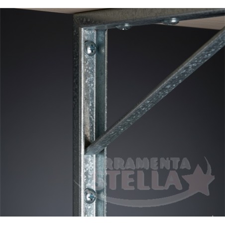 Reggimensola ripostiglio zinco 30cm portata 80kg | ferramentastella.com