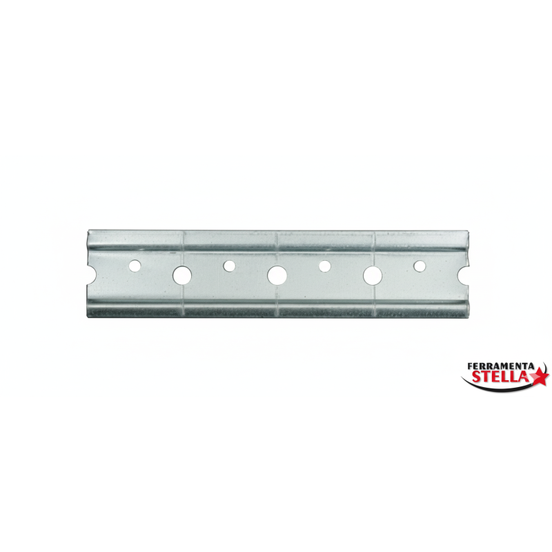Barra Attaccapensili 50mm 2m Acciaio Zincato | ferramentastella.com