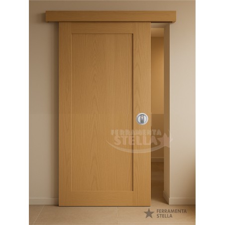 Kit completo porte scorrevoli cromo satinato | ferramentastella.com