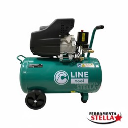 Compressore ad aria SimplyAirC-24 da 24 litri e 2 HP, vista frontale completa.