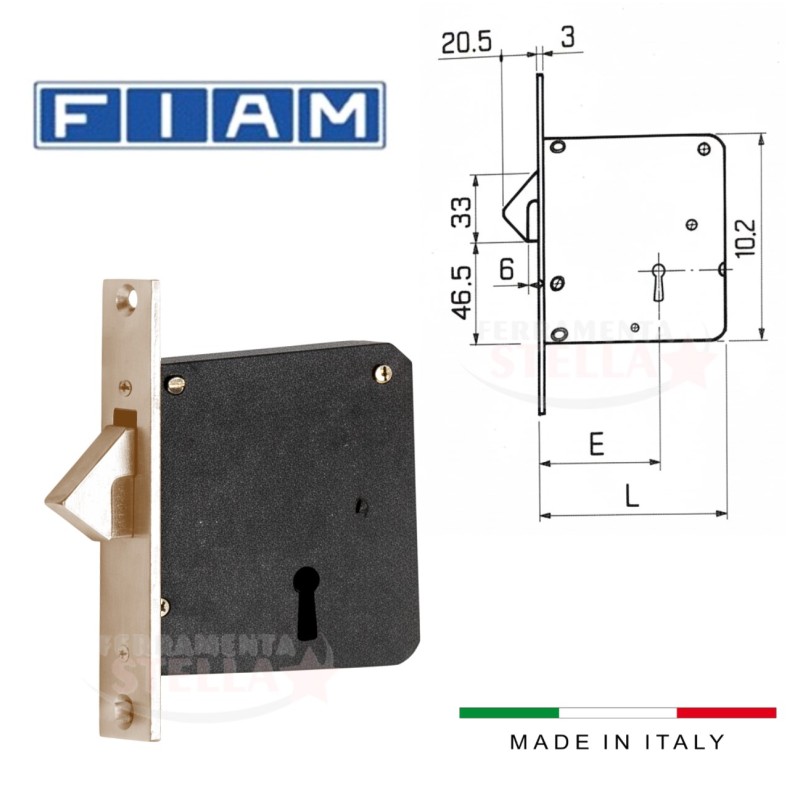 Serratura Fiam Art.63 Fuori Produzione – E60 | ferramentastella.com