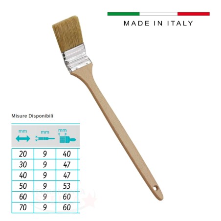 Pennello 40x10 radiatore pittura vernice | ferramentastella.it