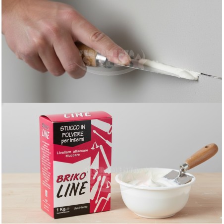 Stucco BRIKO LINE Bianco 1kg – per Cartongesso | ferramentastella.com