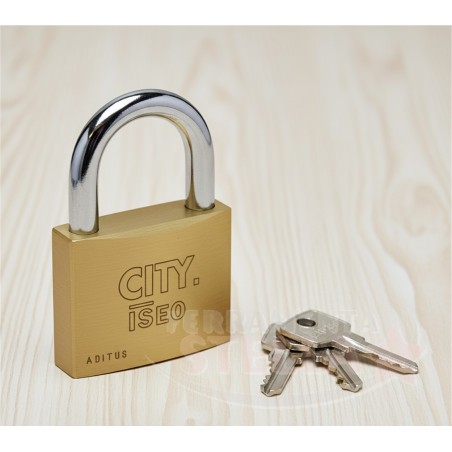 Lucchetto arco ottone mm 25 cancello armadietto | ferramentastella.it
