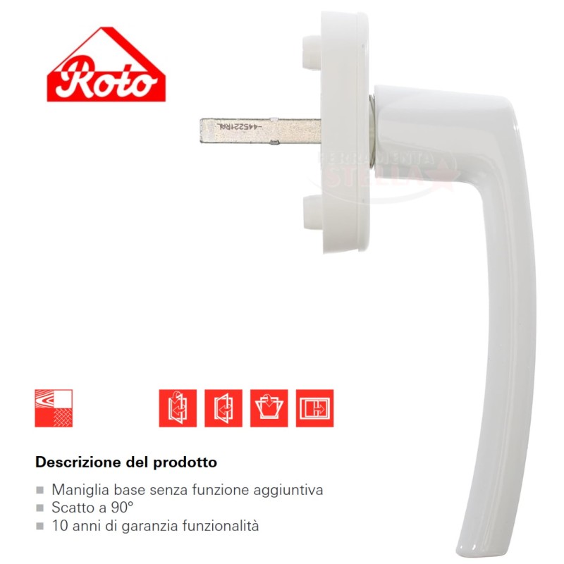 Maniglia roto dk anta e ribalta per chiusura | ferramentastella.it