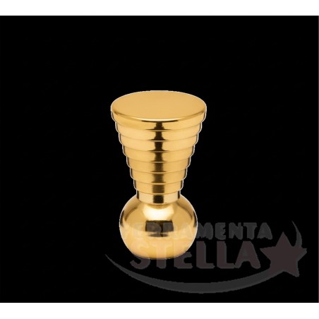 pomo pomolino piramide ottone oro | ferramentastella.com