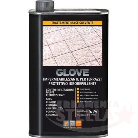 Impermeabilizzante Glove Faren 1L – Terrazzi | ferramentastella.com