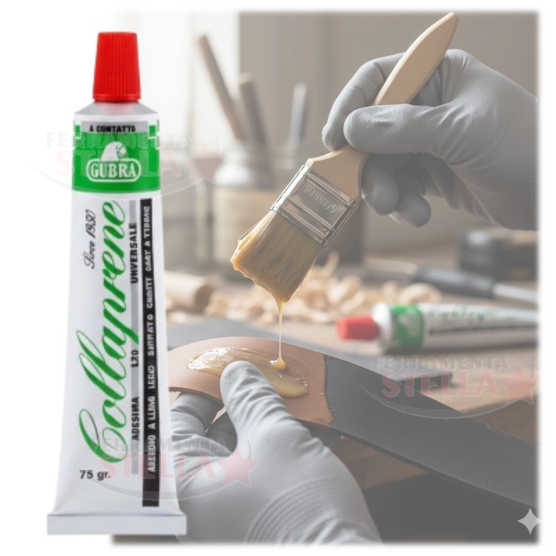 Collaprene gubra colla adesivo 75 gr per tessuti | Ferramentastella.it