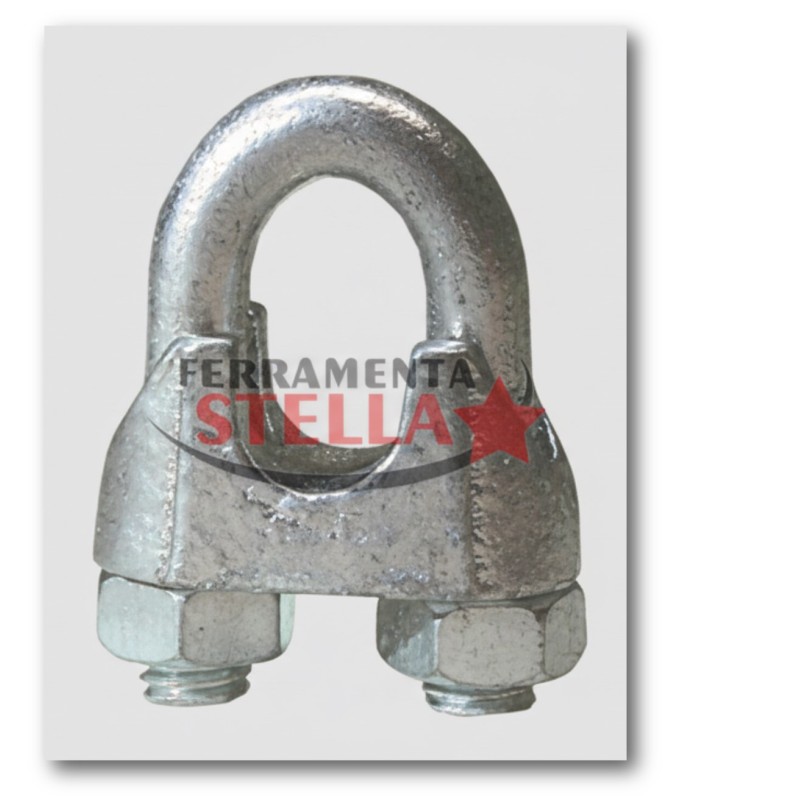 Morsetto a cavallotto per fune corda filo | ferramentastella.it