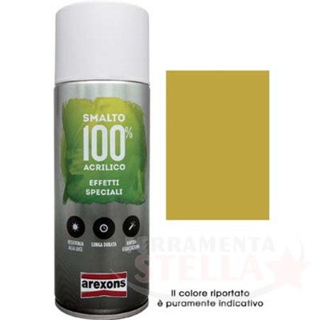 Smalto Spray Oro Metallizzante Arexons 400ml | ferramentastella.com