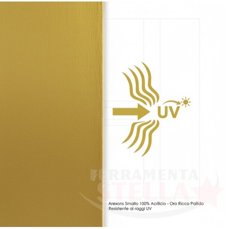 Smalto Spray Oro Metallizzante Arexons 400ml | ferramentastella.com