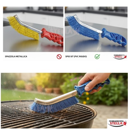 Spazzola SPID SIT PVC Rigida pulizia forno Barbecue | Ferramentastella.it