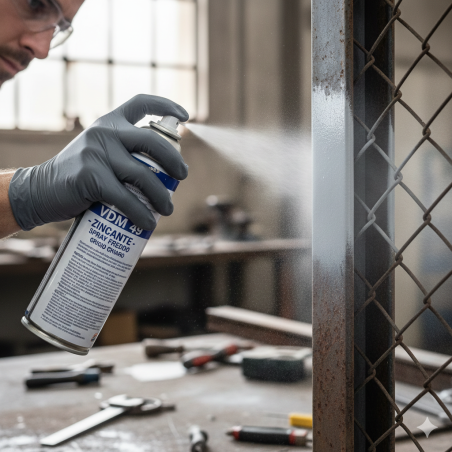 Vernice spray zincatura a freddo grigio chiaro | ferramentastella.it