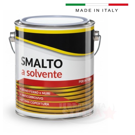 Smalto hand anticorrosivo da 2,5 lt colore bianco lucido