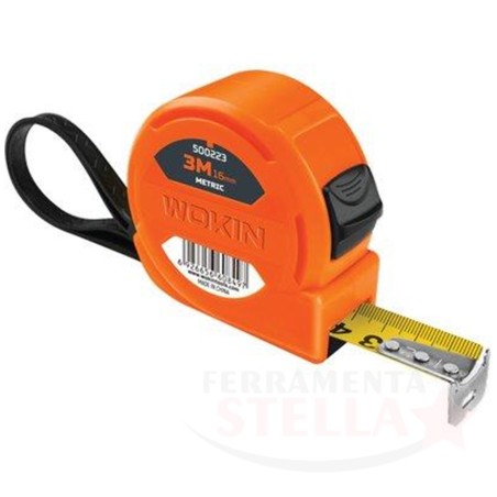 Flessometro Wokin 5m Nastro 19mm Gancio Cintura | ferramentastella.com