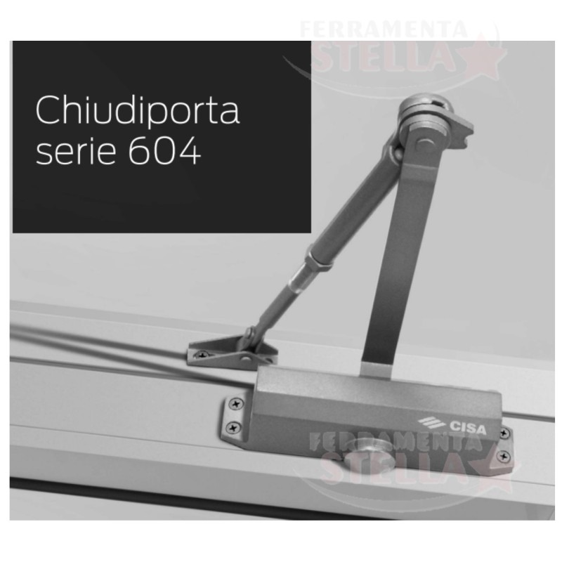 Chiudiporta a braccio aereodinamico Cisa | ferramentastella.it