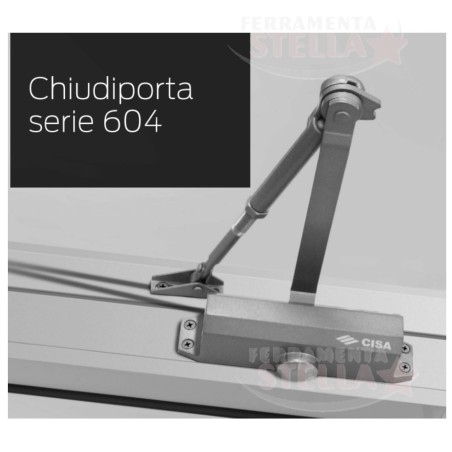 Chiudiporta a braccio aereodinamico Cisa | ferramentastella.it