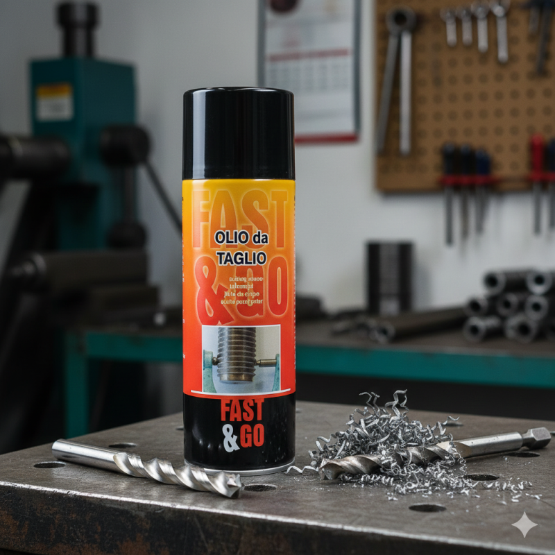 Olio da Taglio Spray Fast&GO 400 ml Metallil | ferramentastella.com
