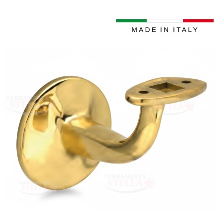 Supporto corrimano scala ottone | ferramentastella.it