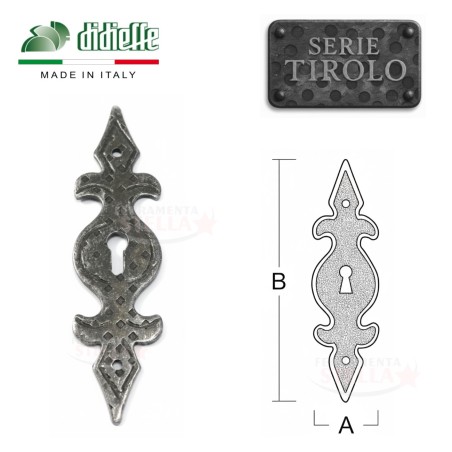 Bocchetta ferro battutto mobili antichi | ferramentastella.it
