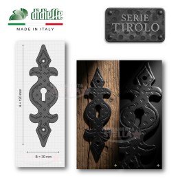 Bocchetta ferro battutto mobili antichi | ferramentastella.it 2