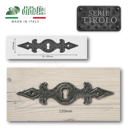Bocchetta ferro battutto mobili antichi | ferramentastella.it