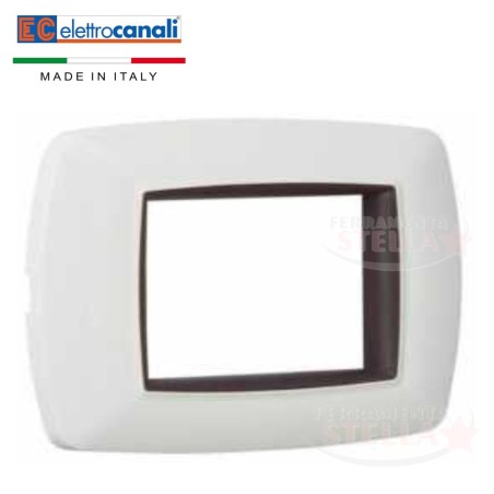 placca life 3 posti x bticino living bianca | ferramentastella.com