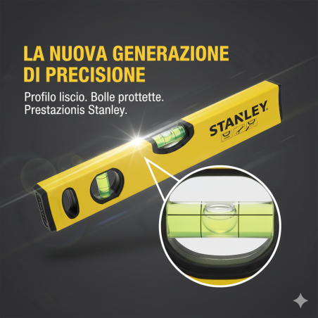 Livella stanley lunghezza bolle professionale | ferramentastella.it