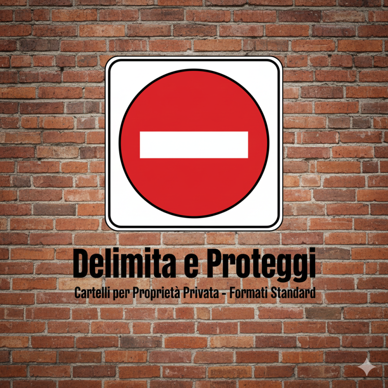 Cartello divieto di accesso proprieta' privata | ferramentastella.it
