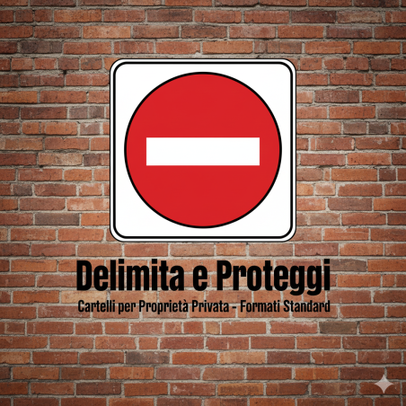 Cartello divieto di accesso proprieta' privata | ferramentastella.it