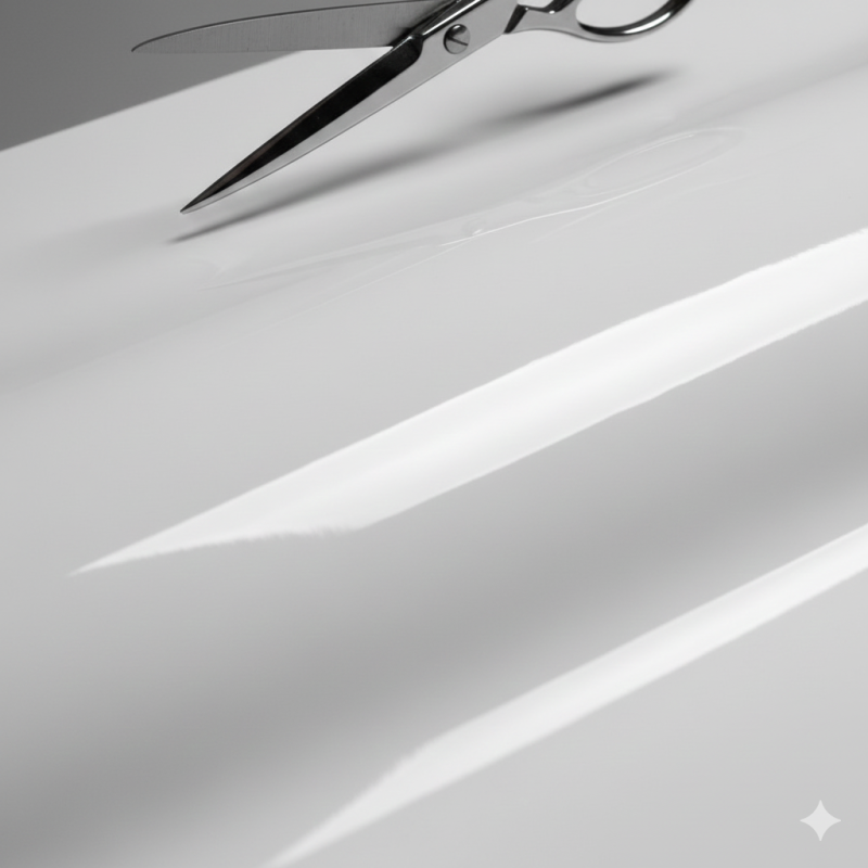 Plastica adesiva bianco lucido 45 x 1500cm PVC | ferramentastella.it