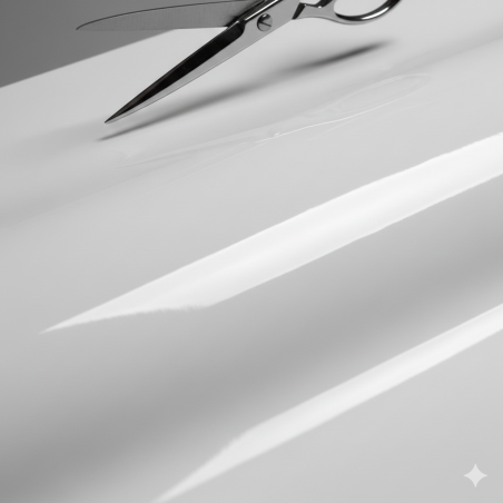 Plastica adesiva bianco lucido 45 x 1500cm PVC | ferramentastella.it