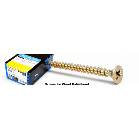 Viti truciolare 3,5x30 zincata gialla TPS 500 pz | ferramentastella.it