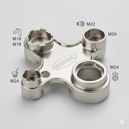 Chiave Universale neoperl lavello, bidet, ecc | ferrmanentastella.it