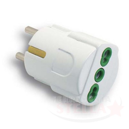Adattatore Schuko FME – 16A – Norme CEI | ferramentastella.com