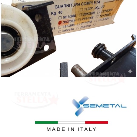 Sistema scorrevole per porte in legno Semetal | ferramentastella.it