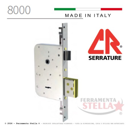 Serratura per blindate serie 8000 marca cr | ferramentastella.it