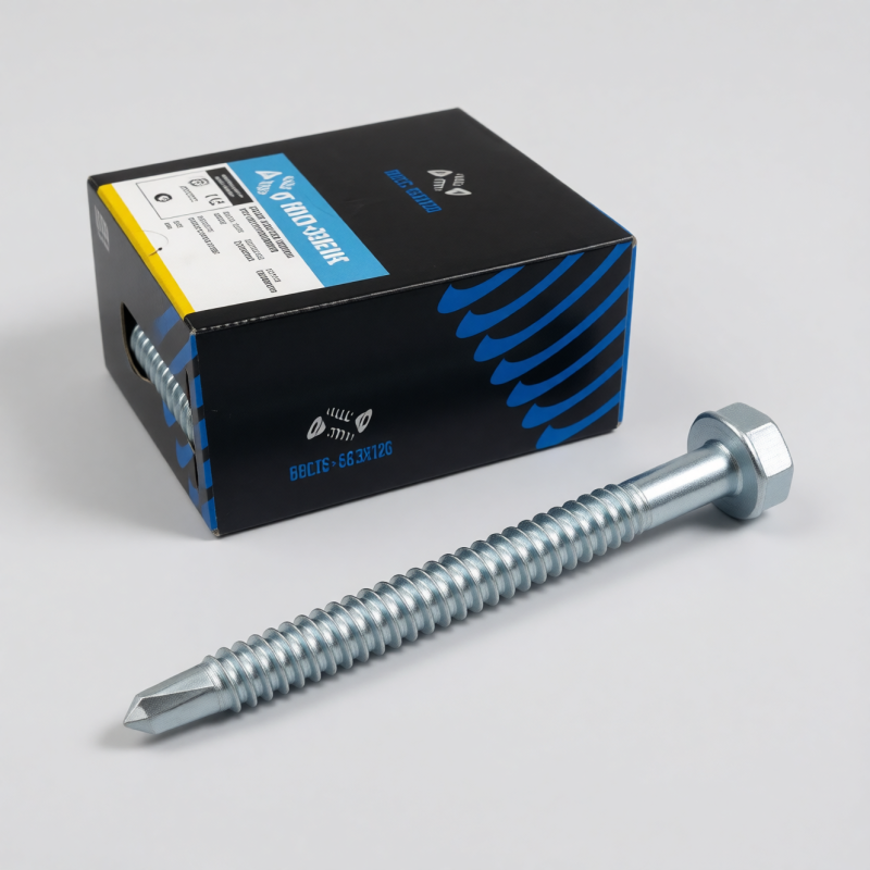 Vite Autoperforante Metallo 6.3x120 mm Bianca   | ferramentastella.it
