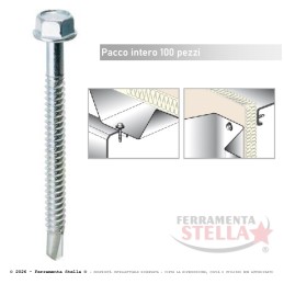 Vite autoperforante x lamiera coperture 6,3 x 110 | ferramentastella.it 2