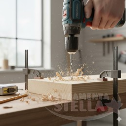 SET ASSORTIMENTO 5 PUNTE PER LEGNO DA 4 A 10 MM DI DIAMETRO IN CONFEZIONE 2