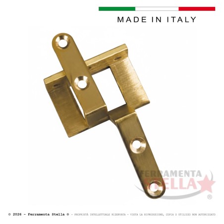 Cerniera cerniere ottone lucido porta doppia | ferramentastella.it